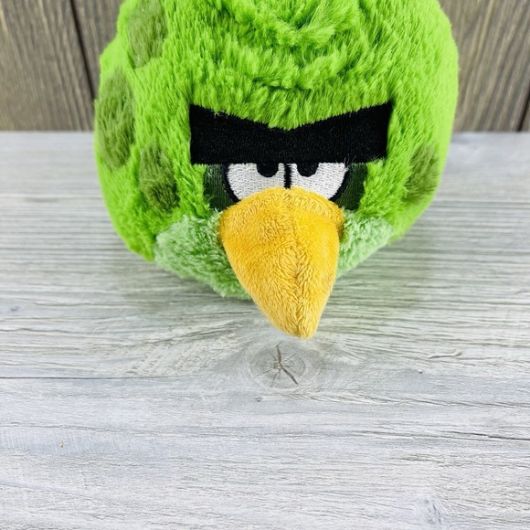 ANGRY BIRDS Space Green Spots Terence Plush NO Sound 6" - Picture 9 of 16